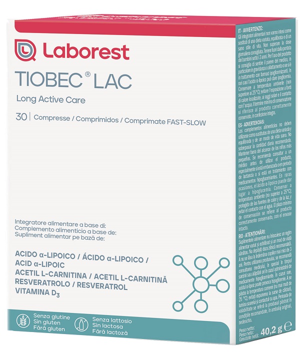 Uriach Italy Srl Integratore Tiobec Lac Laborest Rilascio Controllato, 30Cpr - Immagine 6