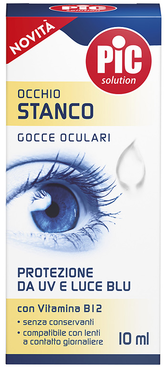 Pic Solution Blu Pic Occhio Stanco Collirio Protezione Da Uv E Luce Gocce 10Ml - Immagine 7