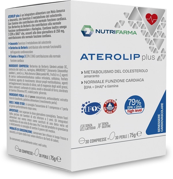 Aqua Viva Srl Integratore Aterolip Plus Per Il Colesterolo, 30+30Cpr - Immagine 2