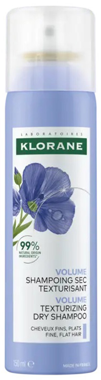 KLORANE Shampoo Secco Volumizzante al Lino Per Capelli Fini E Piatti 150 ml - Immagine 3
