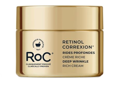 ROC Retinol Correxion Deep Wrinkle - Crema Viso Anti-età Idratante Ricca al Retinolo e Ceramidi 50 ml - Immagine 6