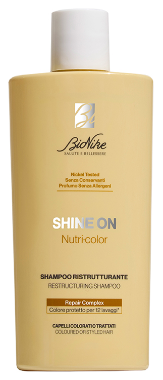 Bionike Shine On Shampoo Nutri-Color Ristrutturante Capelli Colorati 200Ml - Immagine 8