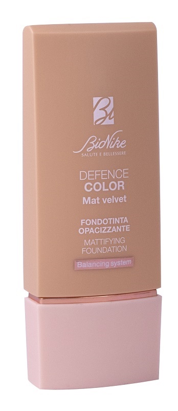 Bionike Defence Color Mat Velvet Fondotinta Opacizzante 01 Ivory 30Ml - Immagine 5