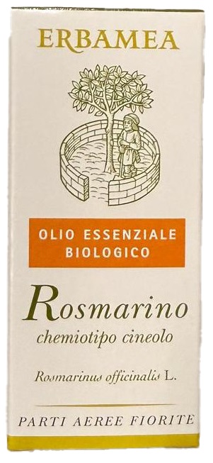 Erbamea Srl Integratore Rosmarino Chemiotipo Cineolo Olio Essenziale, 10Ml - Immagine 3