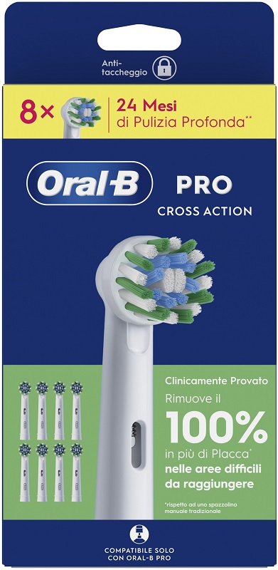 ORALB CROSSACTION REFILL 8PZ
