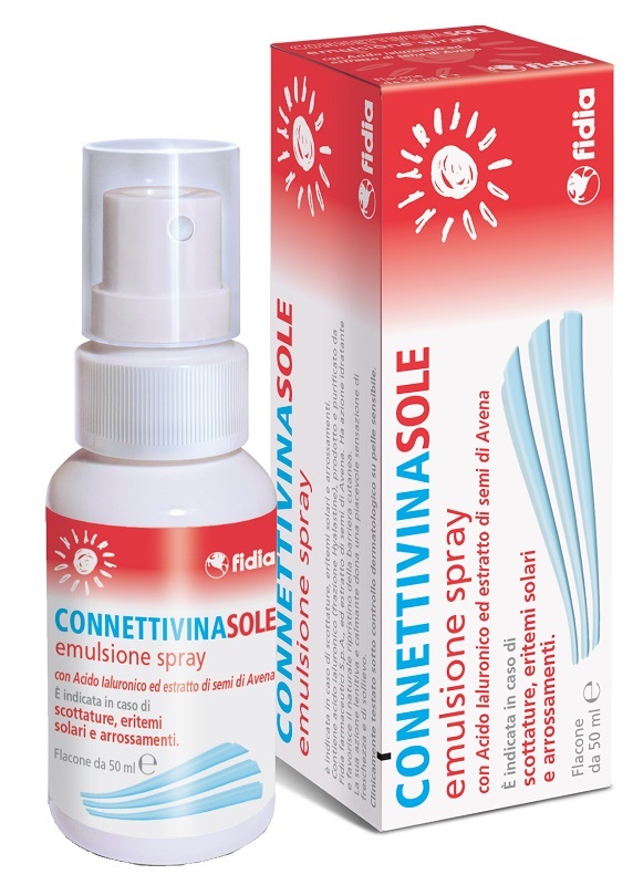 Fidia Farmaceutici Connettivinasole Spray Sollievo Scottature E Arrossamenti 50 Ml - Immagine 6