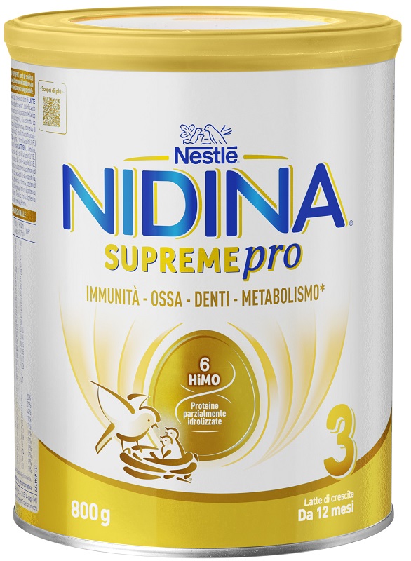 Nestle' Italiana Spa Nidina Supreme Pro 3 Latte In Polvere Per Bambini, 800G - Immagine 5