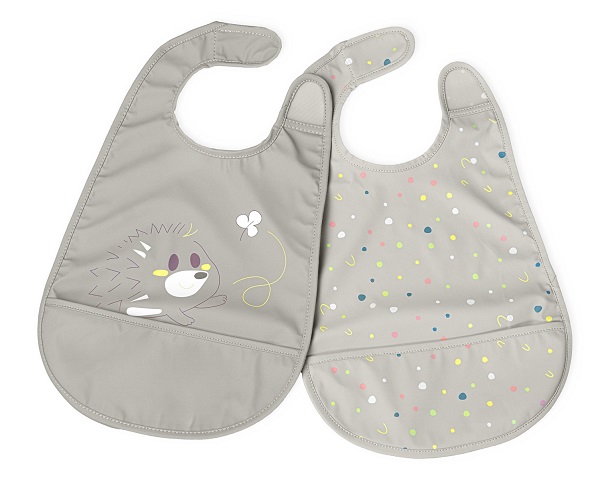 Chicco Grigio Bavagline Pappa 6M+ 2Pz - Immagine 5