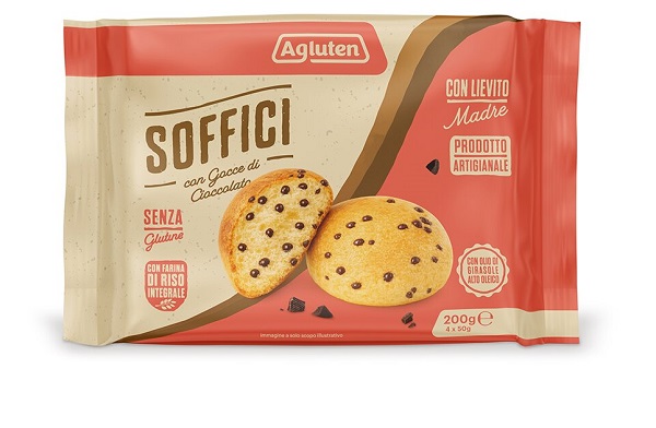 AGLUTEN SOFFICI GOCCE CIOCCO 4PZ