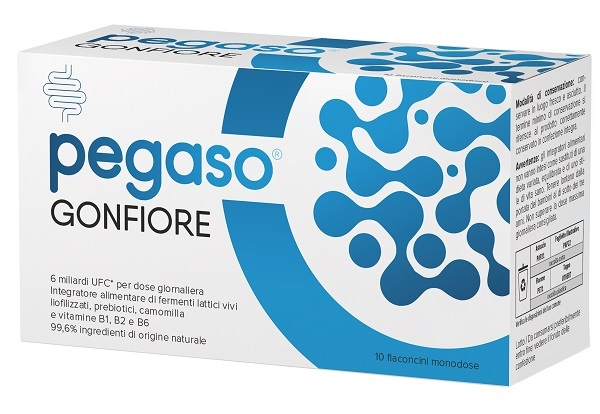 Pegaso Gonfiore Integratore A Base Di Fermenti Lattici Per Benessere Intestinale 10 Flaconcini Da 10 Ml - Immagine 5