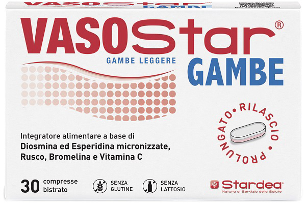 Stardea Vasostar Gambe Integratore Per Gambe Pesanti 30 Compresse - Immagine 9