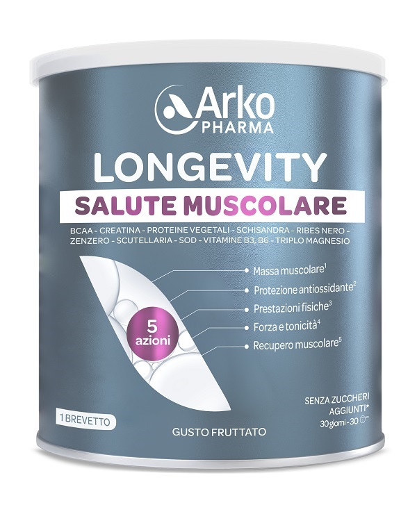 Arkopharma Longevity Salute Muscolare Integratore Per Massa Muscolare E Recupero 285 G - Immagine 5