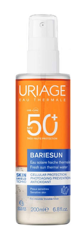 Uriage Unisex Acqua Fresca Solare Invisibile Spf50+ - Protezione Viso E Corpo 200Ml - Spray Solare Corpo Alta Prot. - Immagine 5