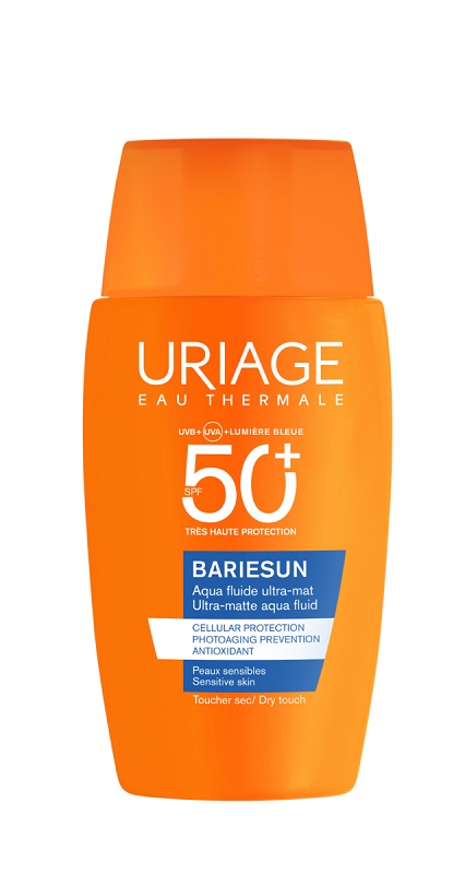 Uriage Bariésun Aqua Fluid Ultra Mat Spf50+ Crema Viso Solare Effetto Opacizzante 50 Ml Solare Bambino - Immagine 6