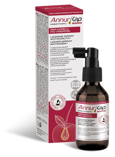 San.eco.vit. Srl Annurkap Advanced Lozione Spray Coadiuvante Anticaduta 60 Ml Capsule - Immagine 3