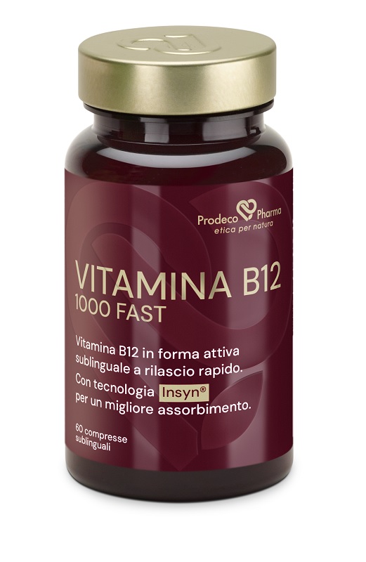 Prodeco Pharma Prodeco Insyn Vitamina B12 1000 Fast 60 Compresse Sublinguali - Immagine 3