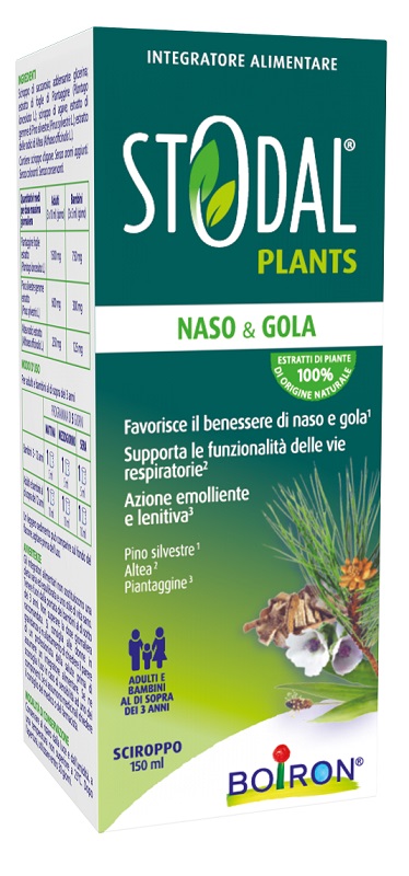 Stodal Plants Naso E Gola Sciroppo 150 Ml Senza Glutine Naturalmente Privo Di Lattosio - Immagine 5