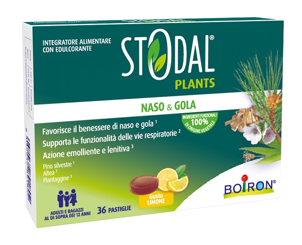 Boiron Srl Integratore Stodal Plants Gusto Limone, 36 Pastiglie - Immagine 2