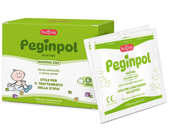Buona Spa Societa' Benefit Peginpol 20 Bustine Divisibili Da 10 G Macrogol 3350 Senza Glutine Senza Lattosio - Immagine 4