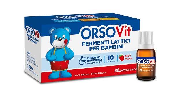 Montefarmaco Otc Spa Orsovit Fermenti 10 Flaconcini Da 10 Ml Fragola Senza Glutine E Lattosio - Immagine 5