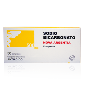 SODIO BICARBONATO (NOVA ARGENTIA)*50 cpr 500 mg
