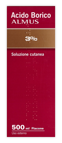 ACIDO BORICO (ALMUS)*soluz cutanea 500 ml 3%