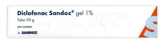 DICLOFENAC (SANDOZ)*gel 50 g 1%