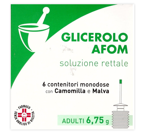 GLICEROLO (AFOM)*AD 6 contenitori monodose 6,75 g soluz rettcon camomilla e malva