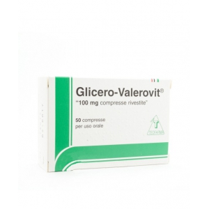 GLICEROVALEROVIT*50 cpr riv 100 mg + 40 mg