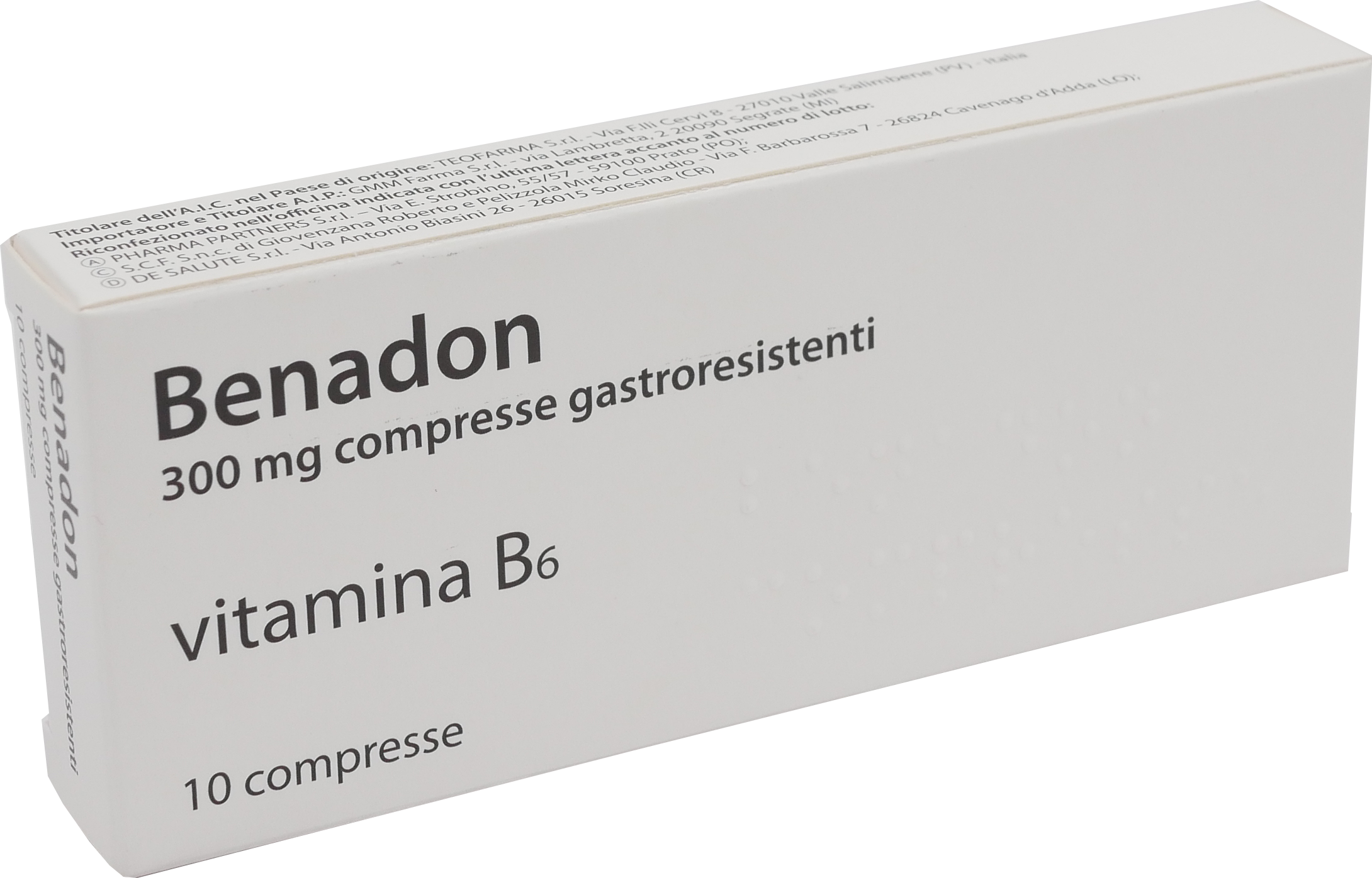 BENADON*10 cpr gastrores 300 mg