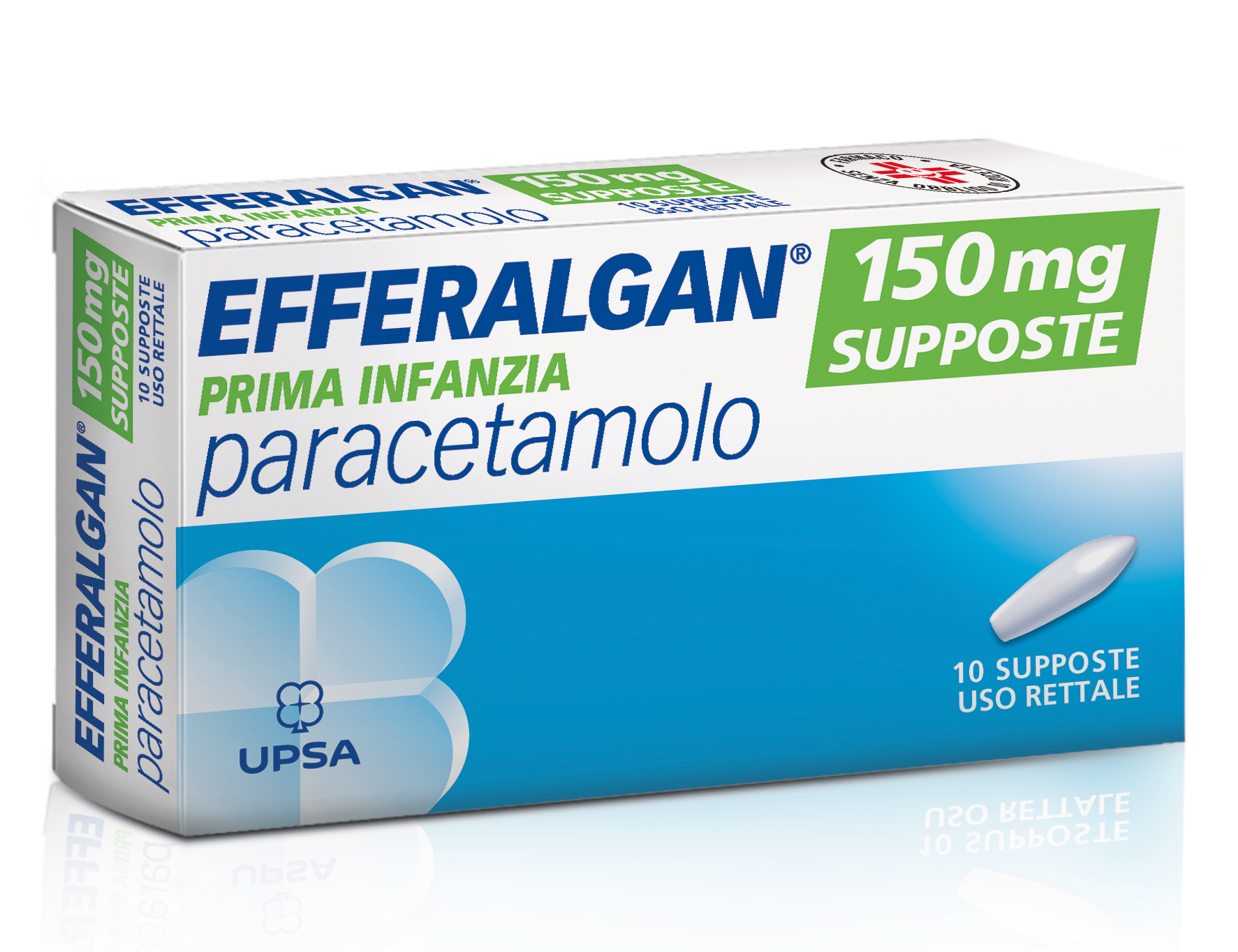EFFERALGAN*10 supp 150 mg