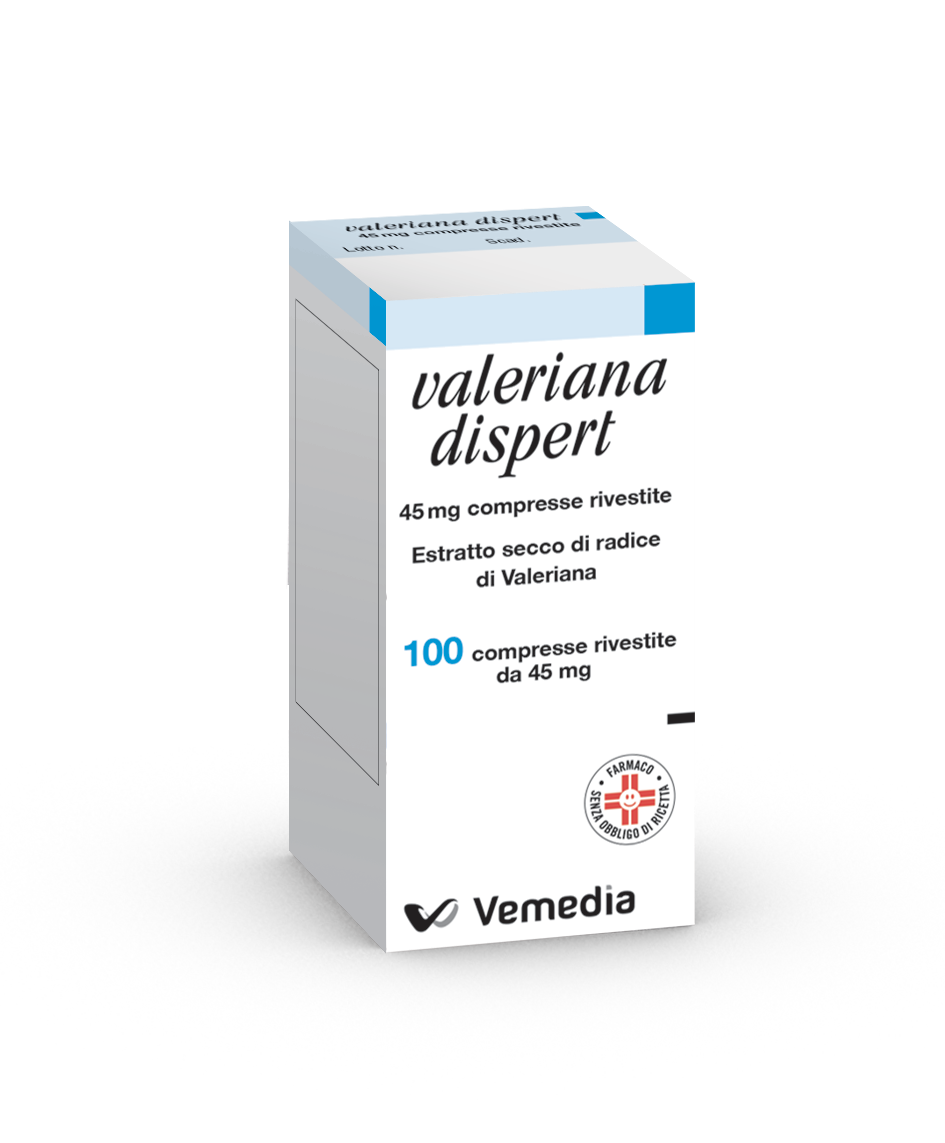 VALERIANA DISPERT*100 cpr riv 45 mg