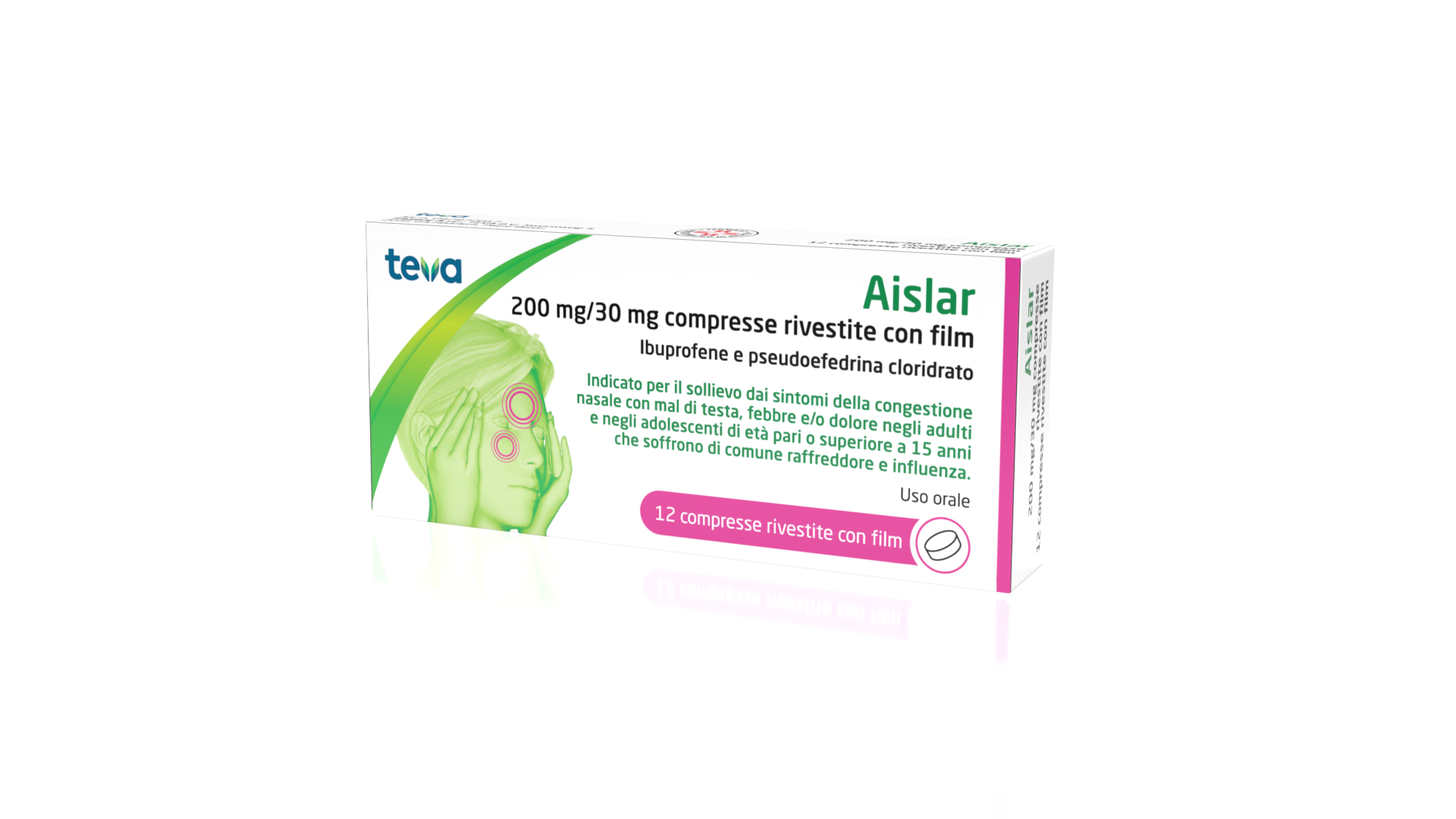 AISLAR*12CPR 200MG+30MG<>