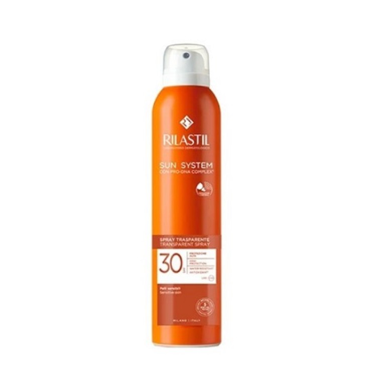 Rilastil Sun System Protezione solare Spray Trasparente SPF 30 200 ml