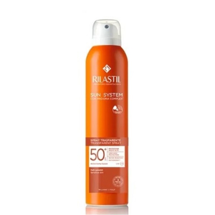 Rilastil Sun System Protezione solare Spray Trasparente SPF 50 200 ml