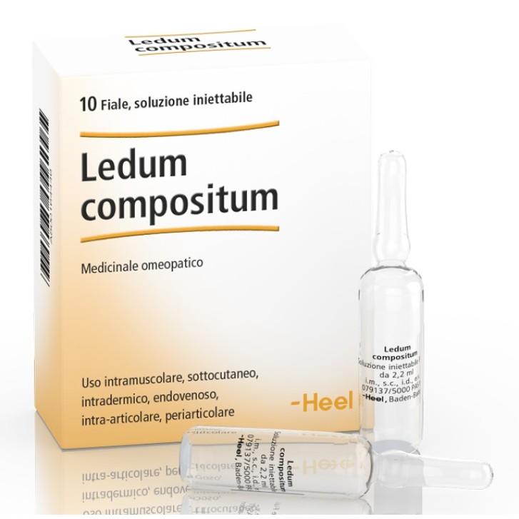 Heel Ledum compositum medicinale omeopatico 10 fiale