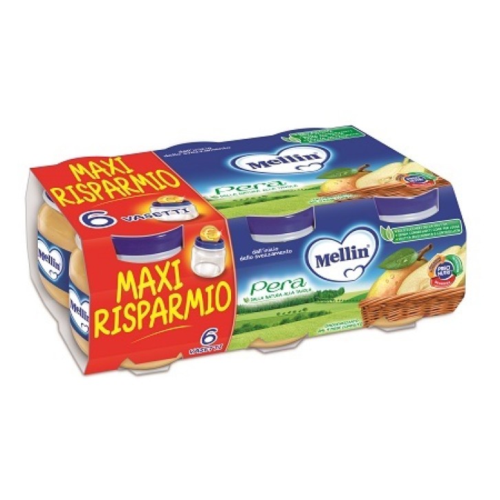 Mellin Omogeneizzato di pera 6X100 gr