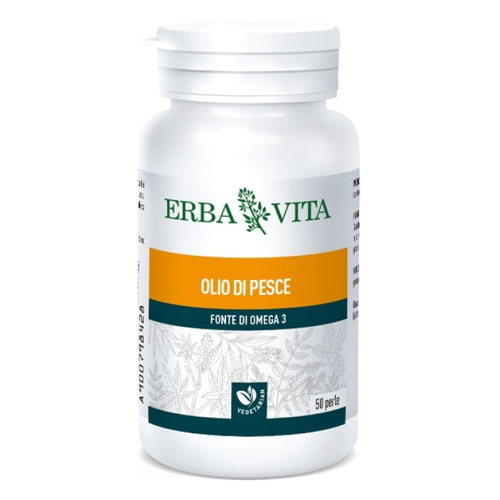 Erba Vita Olio di Pesce Integratore Omega3 EPA e DHA 50 Perle