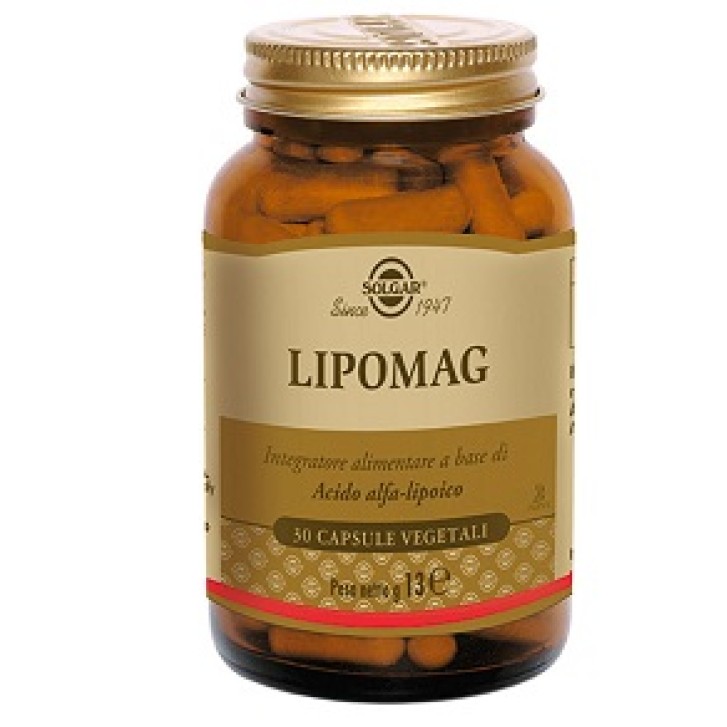 Solgar Lipomag Integratore Antiossidante 30 Capsule Vegetali