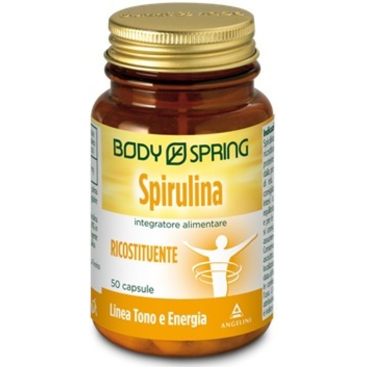 Body Spring Spirulina Integratore ricostituente 50 capsule