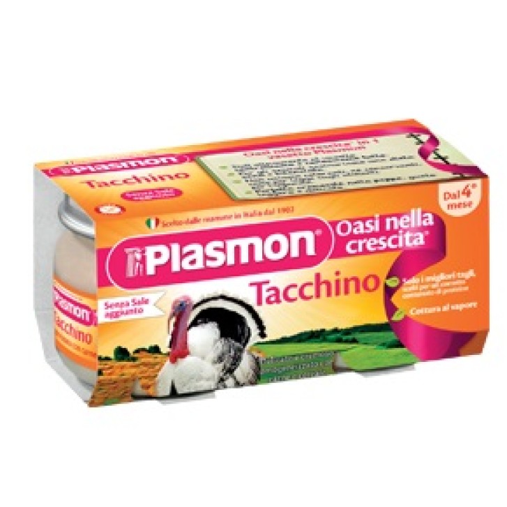 Plasmon Omogeneizzato di Tacchino 2 X 80 gr