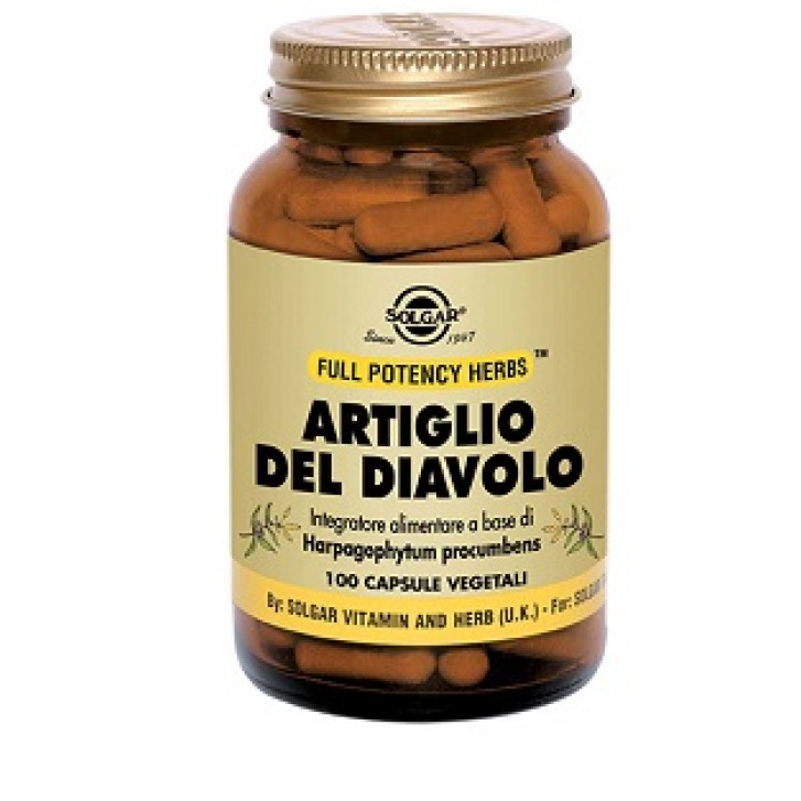 Solgar Artiglio del Diavolo Integratore Articolare 100 Capsule