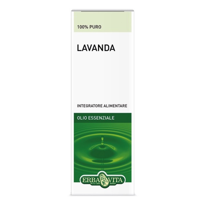 Erba Vita olio essenziale Lavanda integratore rilassante per l'umore 10 ml