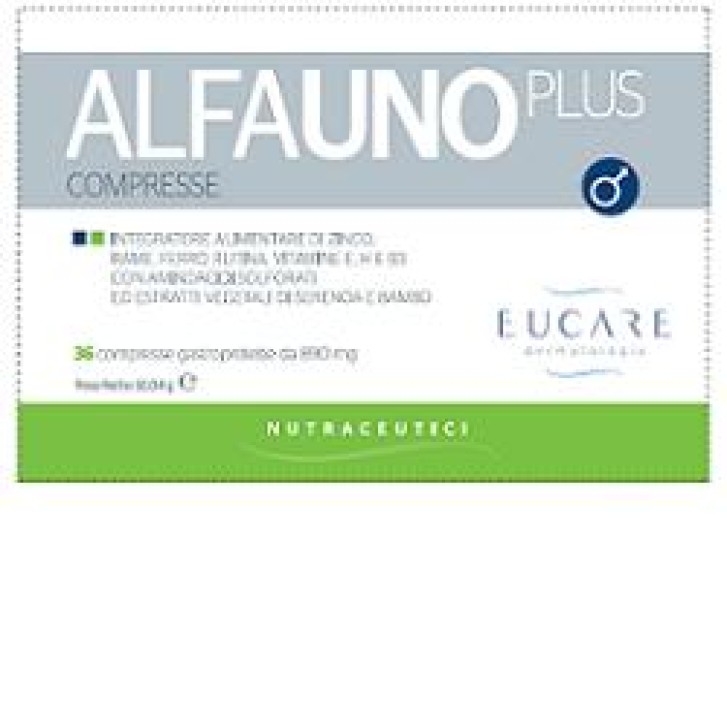 Alfauno Plus Integratore di Zinco, Rame e Ferro 36 capsule