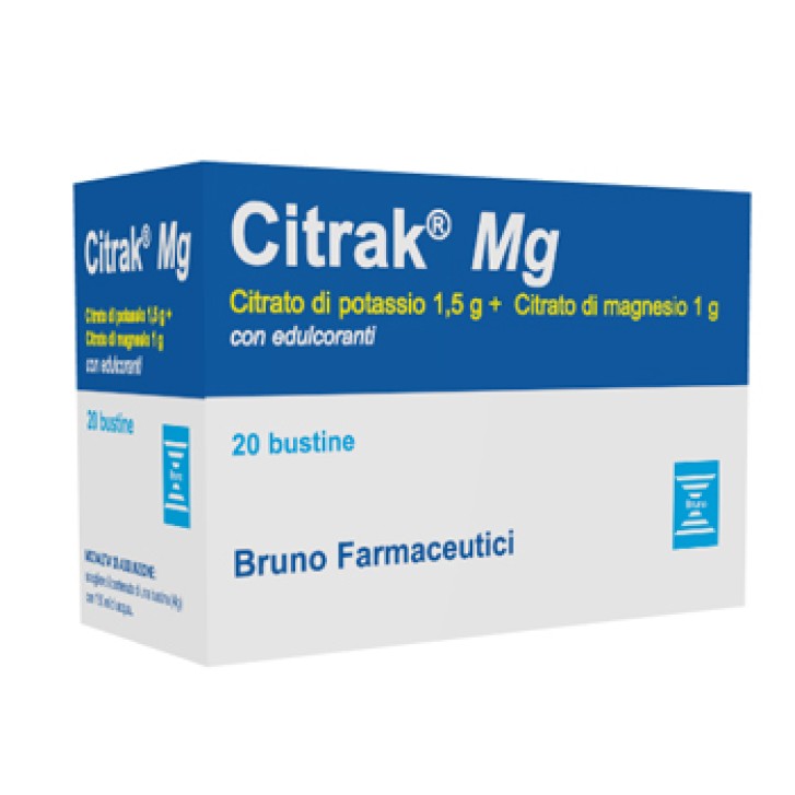 Citrak MG integratore di magnesio e potassio 20 bustine