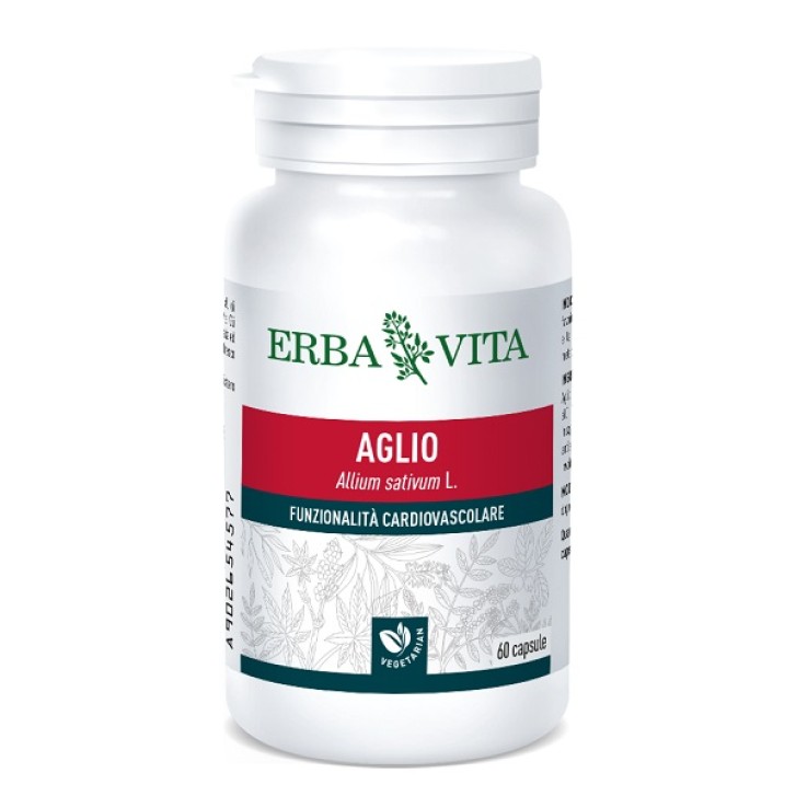 Erba Vita Aglio Integratore Pressione 450 mg 60 Capsule