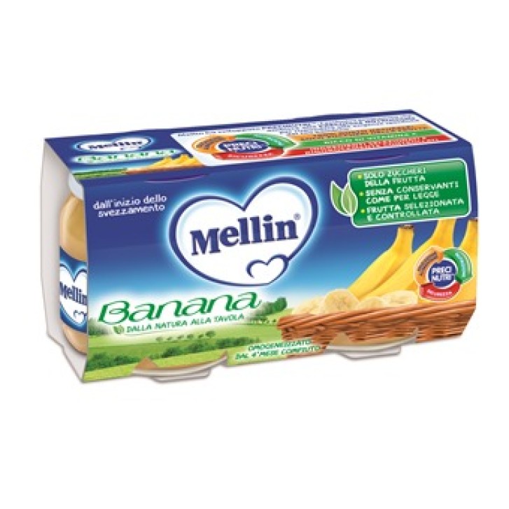 MELLIN Omogeneizzato di banana 2X100 gr