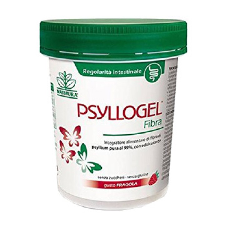 Nathura PSYLLOGEL FIBRA FRAGOLA Integratore alimentare in polvere 170 Gr