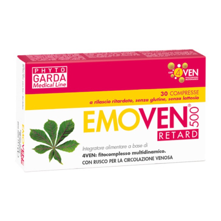 Phyto Garda Emoven 500 Retard Integratore Di Estratti Vegetali 30 Compresse