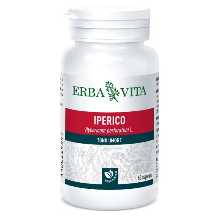 Erba Vita Iperico Integratore Tono DellUmore 60 Capsule 400 mg